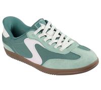 Skechers Hotshot Everyday Ease, Scarpe da Ginnastica Donna, Green Nylon/Leather/Pink Trim, 37 EU