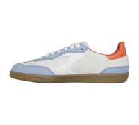 Skechers Hotshot for The Win, Scarpe da Ginnastica Donna, Light Blue Leather/Multi Trim, 37 EU