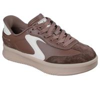Skechers Hotshot Hi Lifted Luxe, Scarpe da Ginnastica Donna, Brown Duraleather/Leather/Trim, 36.5 EU