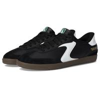 Skechers Hotshot Relegate, Scarpe da Ginnastica Uomo, Black Duraleather/Suede/White Trim, 46 EU