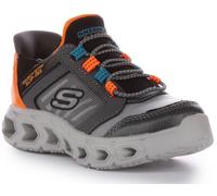 SKECHERS Hypno Flash 2.0 da Ginnastica Ragazzo Scarpe a Carboncino UK 1 - 14