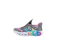 Skechers Infinite Heart Lights Eternal Shimmer, Scarpe da Ginnastica, Multicolore, Nero, 34 EU