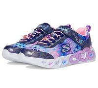 Skechers Infinite Heart Lights, Scarpe da Ginnastica, Navy Multicolore, 34 EU