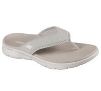 Skechers GO Walk Flex 141459 Infradito Comfort, Sandali Sportivi da Passeggio, Disponibile in Rosa e Beige (Taupe, Sistema Taglie Calzature EU, Adulto, Donna, Numero, Media, 36)