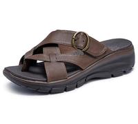 Skechers Infradito da donna Easy Going-Sundown, Cioccolato, 41 EU