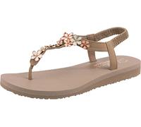 Skechers Infradito da donna in vetro da meditazione, Talpa Multi, 40 EU