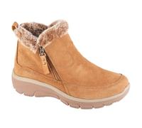 Skechers Donna Relaxed Fit: Easy Going - Cool Zip Shoes in Ocra, Taglia 40