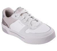 Skechers Jade Lustrous Luxury, Scarpe da Ginnastica Donna, White Duraleather/Multi Trim, 36 EU