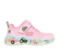 Skechers John Deere: Play Scene - Farm Girlie Sneaker in Rosa, Taglia 24, Lavabile in lavatrice