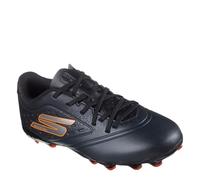 Skechers Bambino Razor 1.5 Jr Youth FG Shoes in Nero/Arancione, Taglia 37