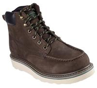 SKECHERS Boots stringati 'Kadmiel' marrone Uomo SKECHERS 41