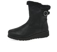 Skechers Keepsakes Cuneo Comodo Inverno, Stivali alla moda Donna, Abete Sintetico In Microfibra Nera, 37 EU