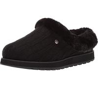 Skechers Keepsakes-Ice Angel. Pantofole con Imbottitura in Schiuma, Donna, Nero/Grigio, 39 EU