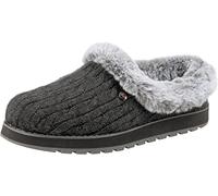 Skechers Pantofole Donna Keepsakes - Ice Angel, Grigio Carbone, 41 EU