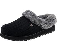 Skechers Keepsakes - Ice Angel, Pantofole Donna, Nero Black Grey, 39 EU
