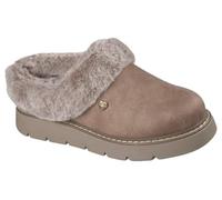 Skechers Keepsakes Lite Cozy Blend, Pantofole Donna, Taupe Textile, 36 EU
