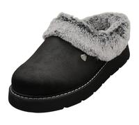 Skechers Keepsakes Lite-Cozy Blend Slipper für Damen, Nero, 38.5 EU