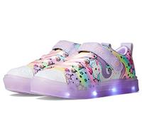 Skechers Kids Girls Twinkle Sparks Ice-Unicorn Sneaker, Lavender/Multi, 2 Little Kid