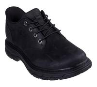 Skechers Lockett Gustav - Scarpe stringate da uomo, in pelle, colore: Nero, Nero , 47.5 EU