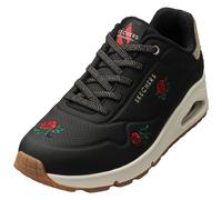 Skechers Los Angeles Uno Fashion Trainers Donna Nero Rosso - 38 EU