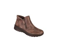 Skechers LOVELY VIBE FALL IN BLOOM Stivaletti donna con zip - marrone