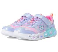 Skechers Luci Cuore Infinite Ragazze, Lavanda/Multicolore, 13.5 Little Kid