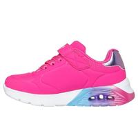 Skechers Mädchen Microspec Bright Retros Sneaker, Finiture Sintetiche Rosa Shocking, 13 UK Child
