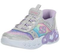 Skechers Mädchen Rainbow Cruisers Sneaker, Argento, 11.0 cm