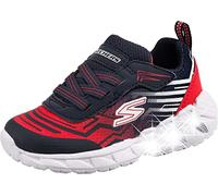 Skechers Magna-luci Maver, Scarpe da ginnastica Bambini e ragazzi, Navy Maglia Sintetica Rosso Bianco Trim, 26 EU