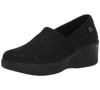 Skechers Martha Stewart Pier Lite-Reflection, Mocassino Donna, Nero, 39 EU