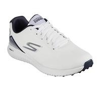 Skechers Max 2 Arch Fit Waterproof Spikeless Golf Shoe, Scarpe da Ginnastica Uomo, Bianco Blu Marino, 47.5 EU