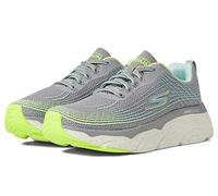Skechers Max Ammortizzazione Elite, Scarpe da ginnastica Donna, Finitura In Tessuto Grigio Lime, 36.5 EU