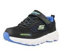 Skechers Sneaker Elite Sport Tread Bambino Nero e Blu Taglia 10 UK