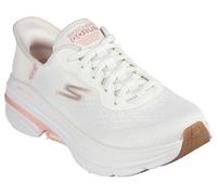 Skechers Max Cushioning Arch Fit 2.0 Adelphi Hands Free Slip-in SneakerSneaker da Donna, Tessuto Naturale con Finiture Rosa, 36 EU