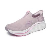 Skechers Max Cushioning Elite 2.0 Eternal Hands Free Slip-in-sneakerSneaker da Donna, Tessuto Viola con Finiture Rosa, 38.5 EU