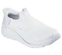 Skechers Donna Slip-ins: Max Cushioning Elite 2.0 Sneaker in Bianco/Argento, Taglia 38.5, Vegan