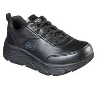 Skechers Max Cushioning Elite SR Filchner, Scarpe Antinfortunistiche Professionali Uomo, Black Leather/Synthetic, 41 EU