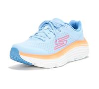 Skechers Max Cushioning Endeavour Canova, Scarpe da Ginnastica Donna, Blue Synthetic/Orange Trim, 35.5 EU