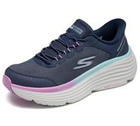 Skechers Max Cushioning Endeavour Cardova - Sneaker da Donna, Senza Lacci, Senza Mani, Blu Navy/Viola, 40 EU