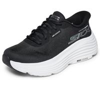 Skechers Max Cushioning Endeavour Hallandale Hands Free Slip-ins, Scarpe da Ginnastica Donna, Nero/Bianco, 37.5 EU