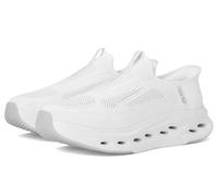 Skechers Max Cushioning Glide Step Euclid Hands Free Slip-insSneaker da Uomo, Giardino Bianco opulento, 45.5 EU X-Weit