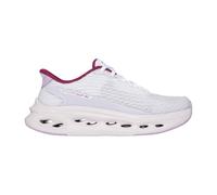 Skechers Max Cushioning Glide-Step Sapphire, Scarpe da Ginnastica Donna, White & Lavender Textile/Synthetic, 37 EU