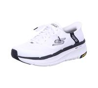 Skechers Uomo Slip-ins: Max Cushioning Premier 2.0 Sneaker in Bianco/Nero, Taglia 43.5, Vegan, Lavabile in lavatrice