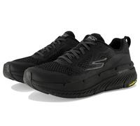 Skechers Max Cushioning Premier Vantage 2.0 - Sneaker da Uomo, Tessuto Sintetico Nero, 7 UK Wide