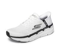 Skechers Max Cushioning Slip-ins-Athletic Training Running Walking Scarpe con Memory Foam, Ginnastica Uomo, Giardino Bianco opulento, 40 EU