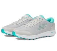 Skechers Max Fairway 4 Spikeless Scarpe da golf da donna, Grigio/Turchese, 41 EU