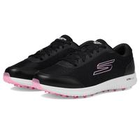Skechers Max Fairway 4 - Scarpe da Golf da Donna, Senza Tacchetti, Nero/Rosa, 39 EU