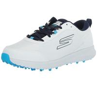 Skechers Max Fairway 4 - Scarpe da golf leggere da uomo senza tacchetti, Bianco/blu navy, 43 EU