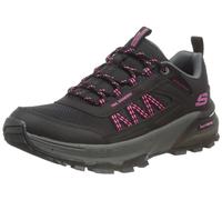 Skechers Max Protect Legacy, Scarpe da Trekking Donna, Black Leather Mesh Synthetic Pink Trim, 35 EU