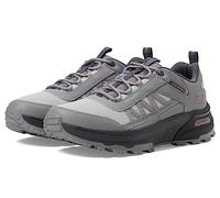 Skechers Max Protect Legacy, Scarpe da Trekking Donna, Gray Leather Mesh Synthetic Charcoal Trim, 40 EU